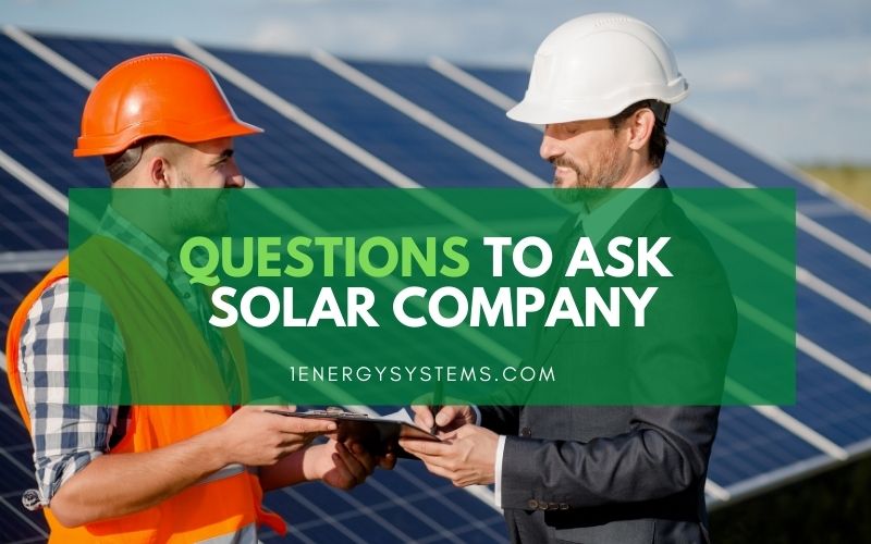 questions to ask solar company