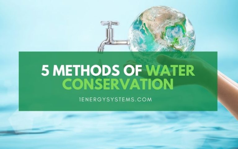 What Are The Two Main Methods Of Water Conservation